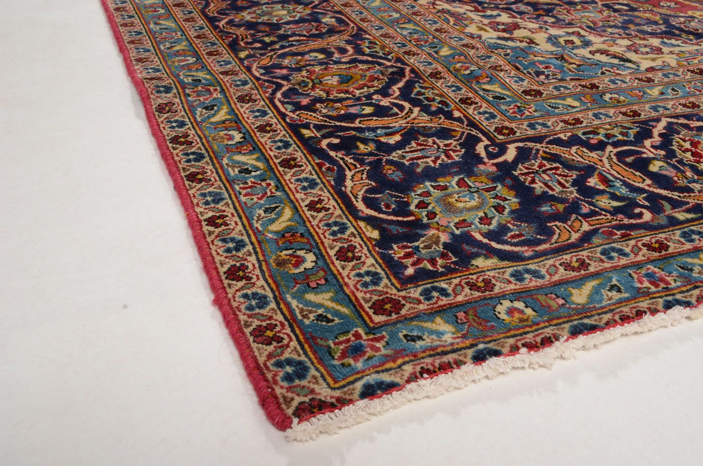 Kashan Tæppe 344x243cm - Persisk tæppe