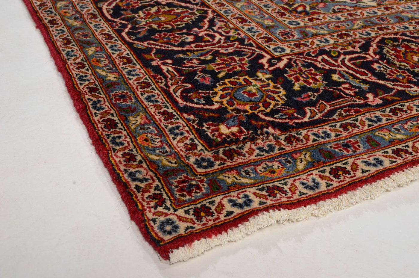 Kashan Tæppe 342x246cm - Persisk tæppe