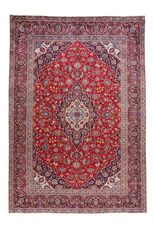 Persisk tæppe - Keshan - 332 x 231 cm - rød