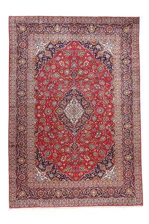 Persisk tæppe - Keshan - 349 x 246 cm - rød