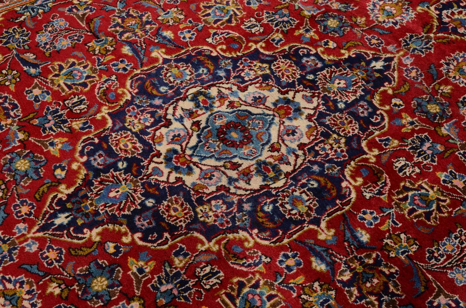 Persisk tæppe - Keshan - 305 x 198 cm - rød