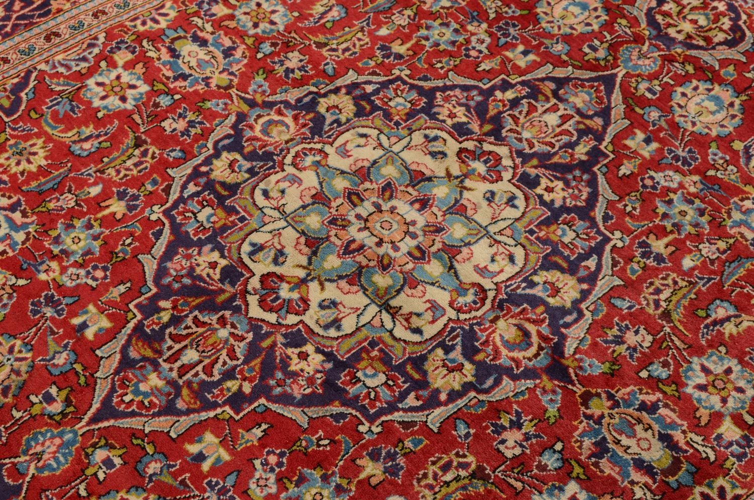 Persisk tæppe - Keshan - 315 x 197 cm - rød