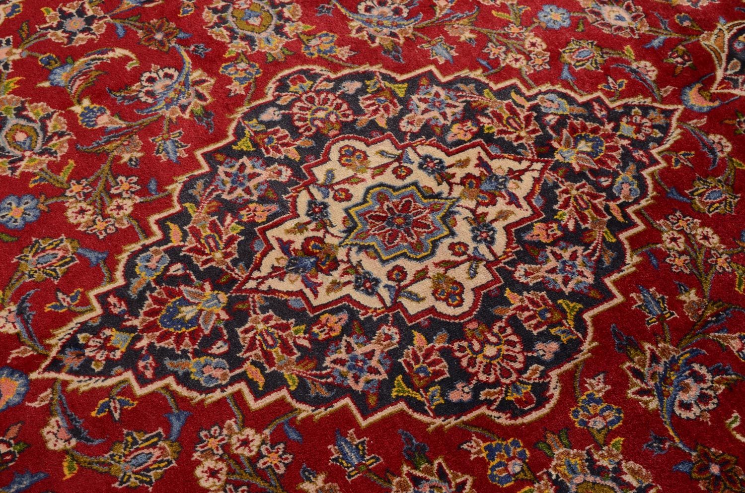 Persisk tæppe - Keshan - 300 x 199 cm - rød