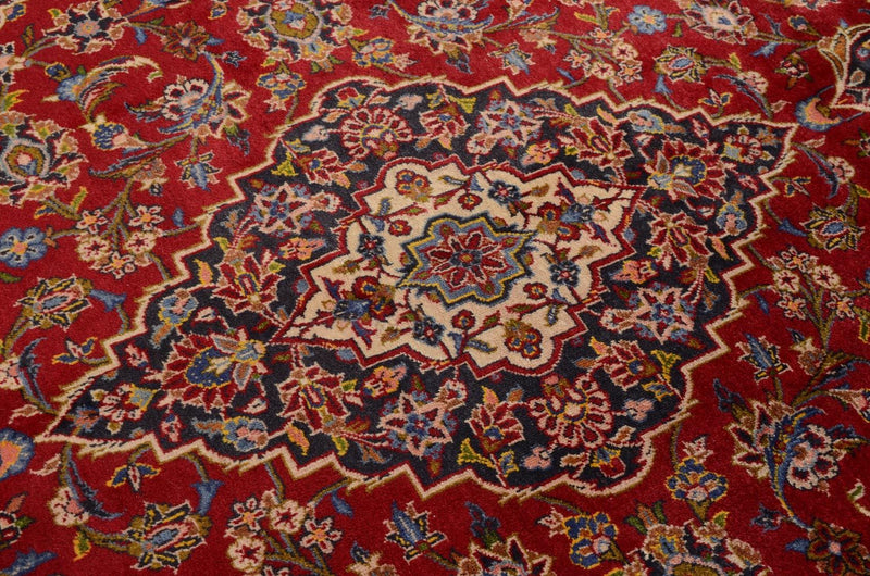 Persisk tæppe - Keshan - 300 x 199 cm - rød