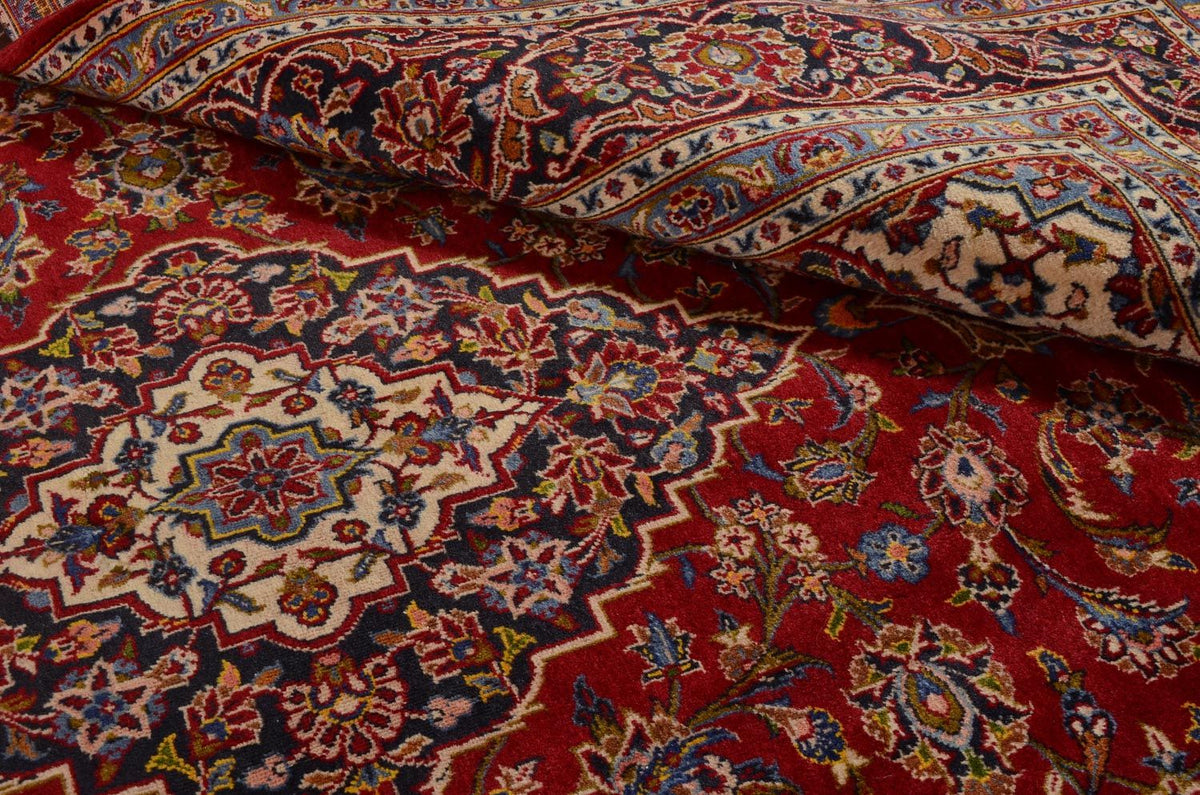 Persisk tæppe - Keshan - 300 x 199 cm - rød