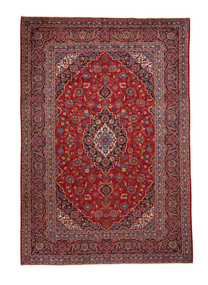 Persisk tæppe - Keshan - 357 x 245 cm - rød