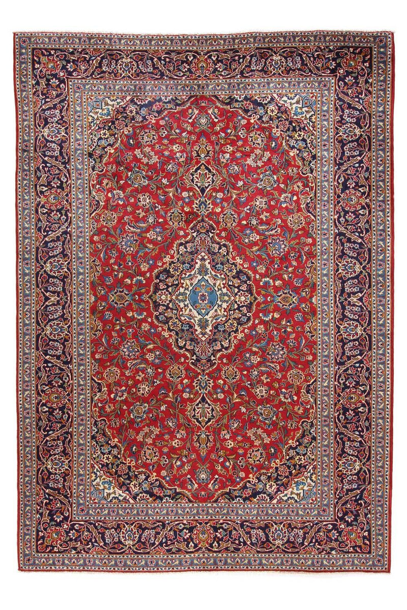 Persisk tæppe - Keshan - 359 x 252 cm - rød