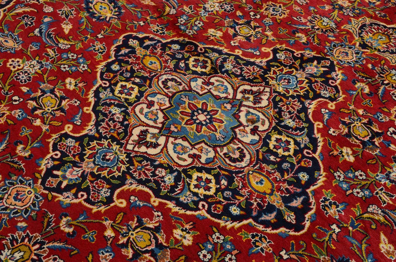 Persisk tæppe - Keshan - 360 x 255 cm - rød