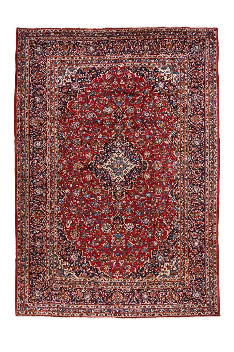 Persisk tæppe - Keshan - 365 x 258 cm - rød