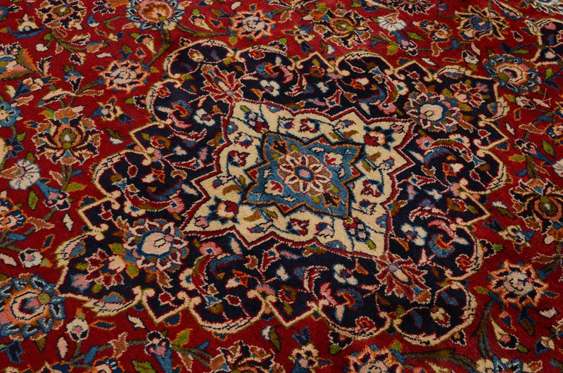 Persisk tæppe - Keshan - 365 x 258 cm - rød
