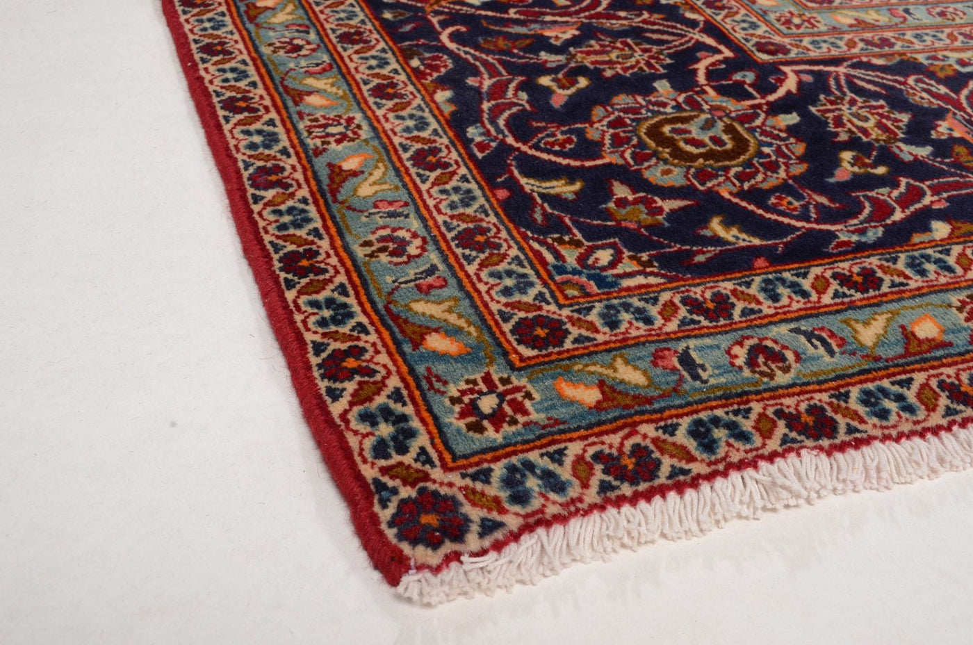 Kashan Tæppe 398x293cm - Persisk tæppe