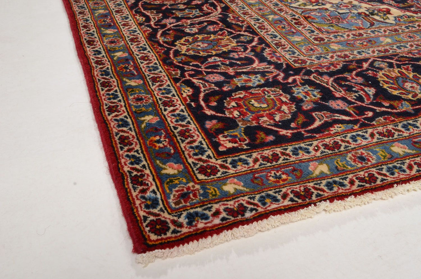 Kashan Tæppe 346x253cm - Persisk tæppe
