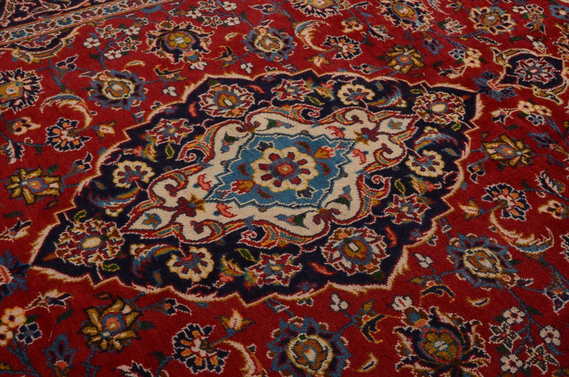 Persisk tæppe - Keshan - 261 x 180 cm - rød