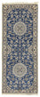 Løber Persisk tæppe - Nain - Royal - 198 x 83 cm - blå