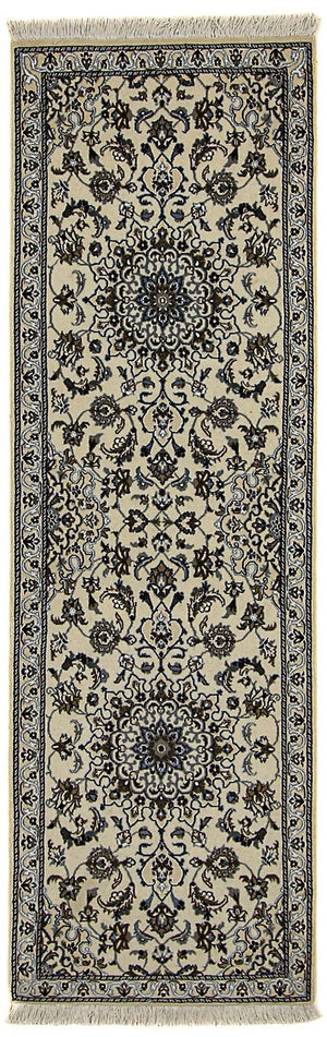 Løber Persisk tæppe - Nain - Royal - 199 x 62 cm - beige