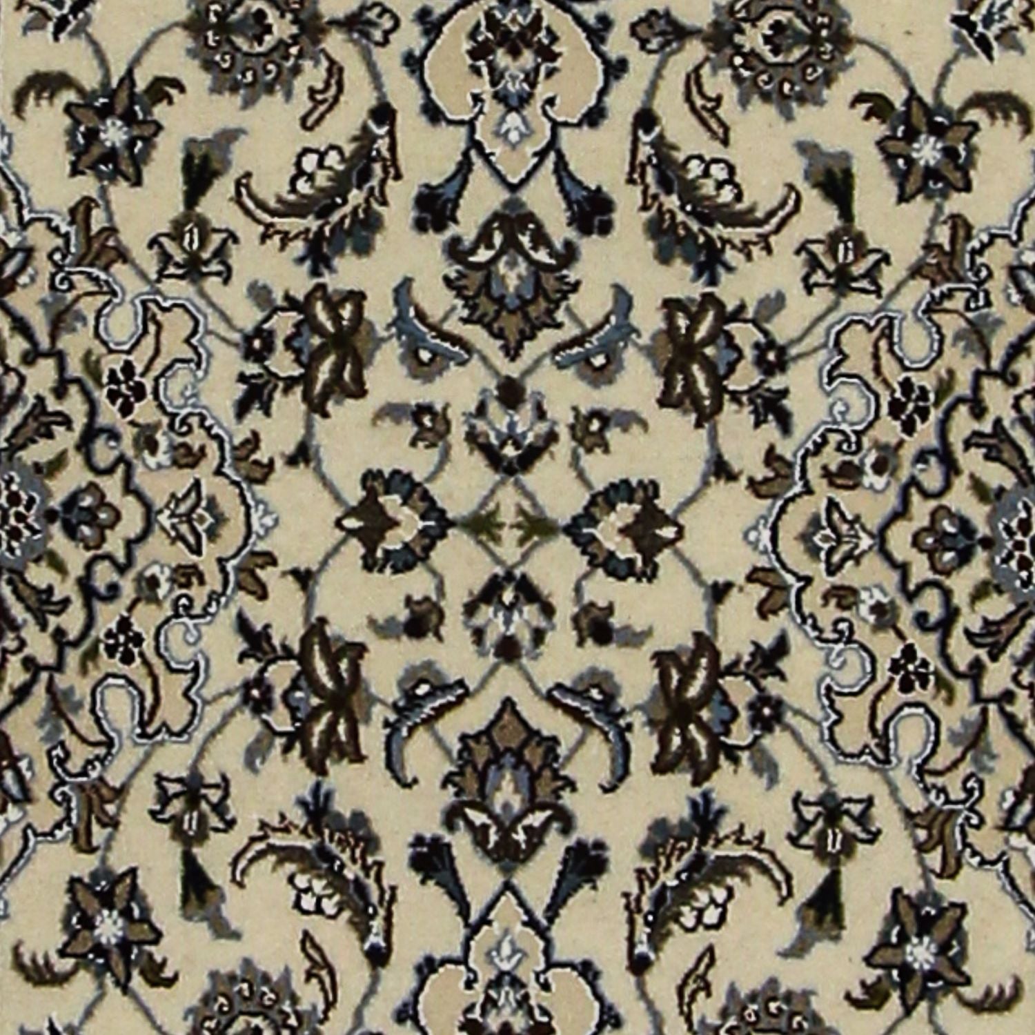 Løber Persisk tæppe - Nain - Royal - 199 x 62 cm - beige