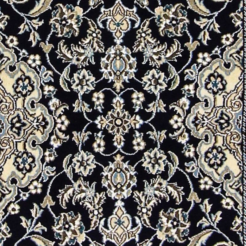 Løber Persisk tæppe - Nain - Royal - 200 x 62 cm - mørkeblå