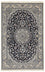 Persisk tæppe - Nain - Royal - 204 x 128 cm - mørkeblå