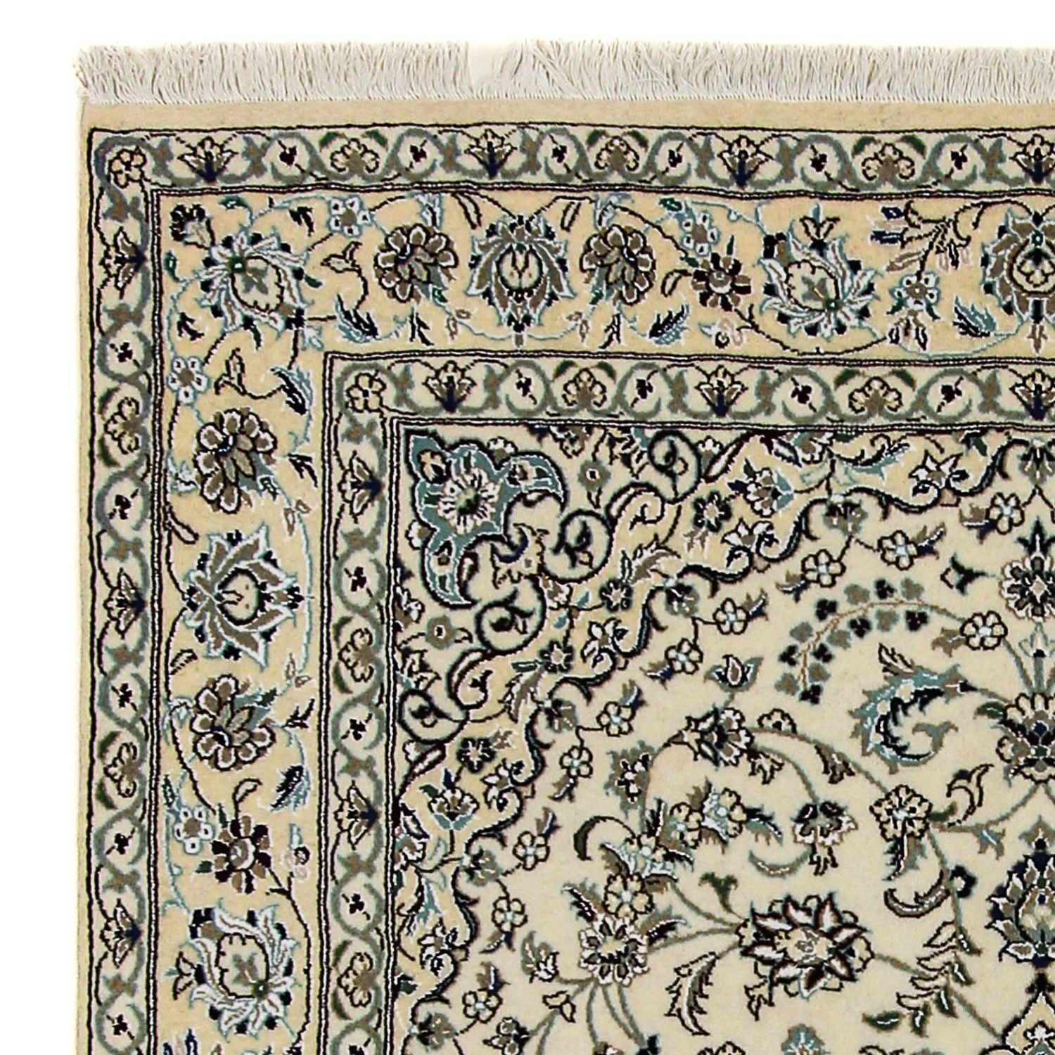 Persisk tæppe - Nain - Royal - 250 x 154 cm - beige