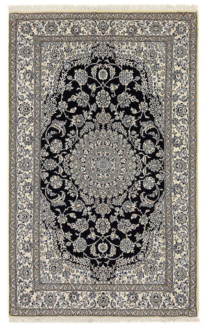 Persisk tæppe - Nain - Royal - 249 x 155 cm - mørkeblå