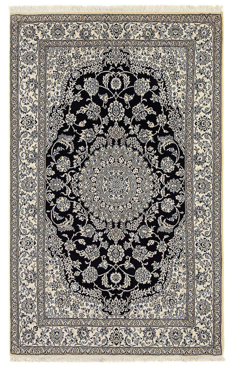 Persisk tæppe - Nain - Royal - 249 x 155 cm - mørkeblå