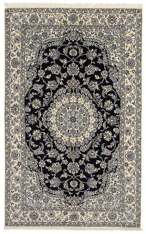 Persisk tæppe - Nain - Royal - 255 x 154 cm - mørkeblå