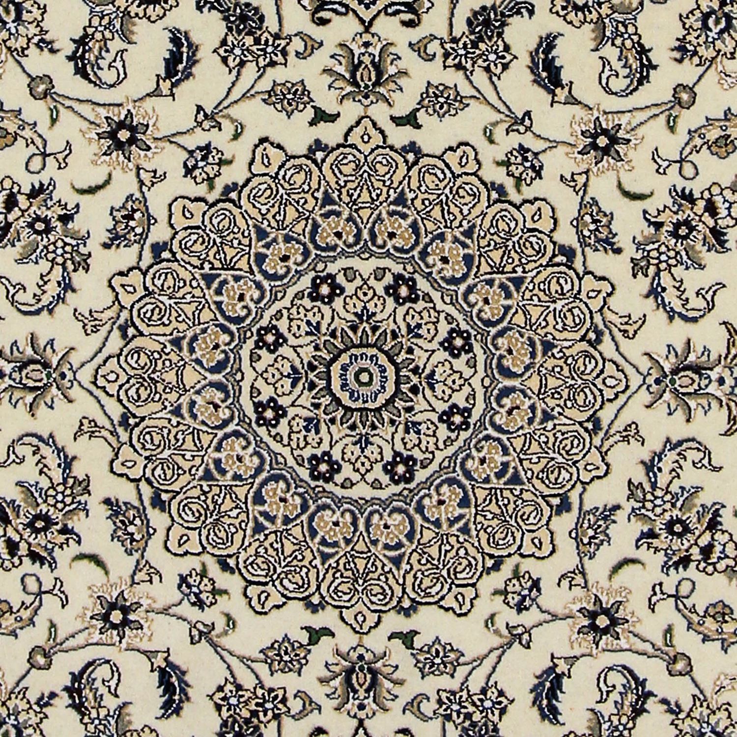 Persisk tæppe - Nain - Royal - 246 x 158 cm - beige