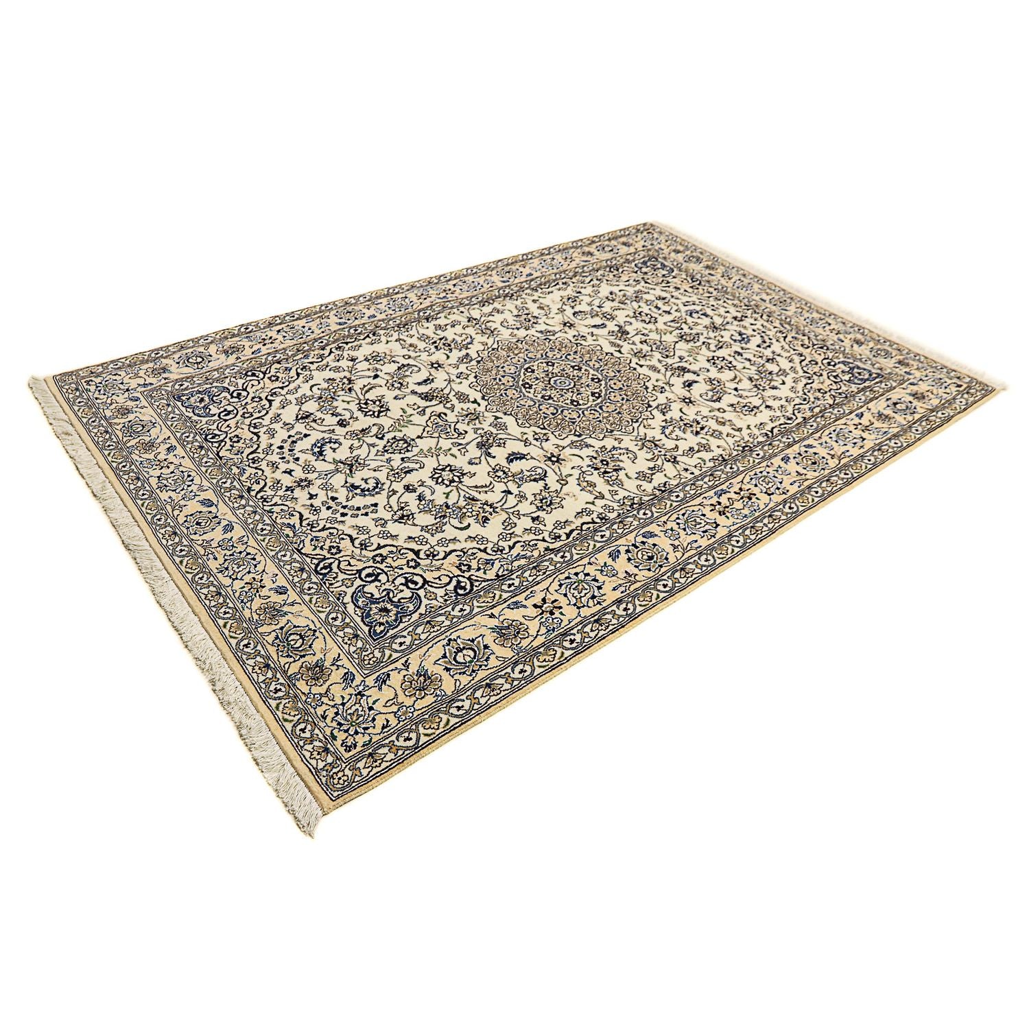 Persisk tæppe - Nain - Royal - 246 x 158 cm - beige