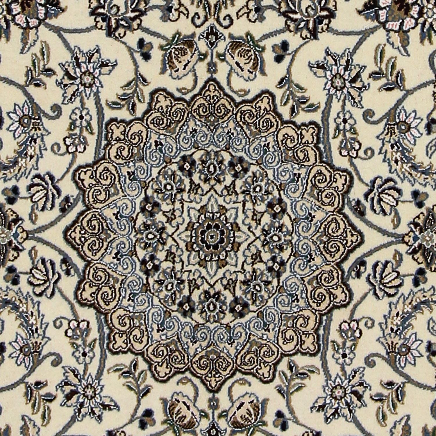 Persisk tæppe - Nain - Royal - 210 x 127 cm - beige