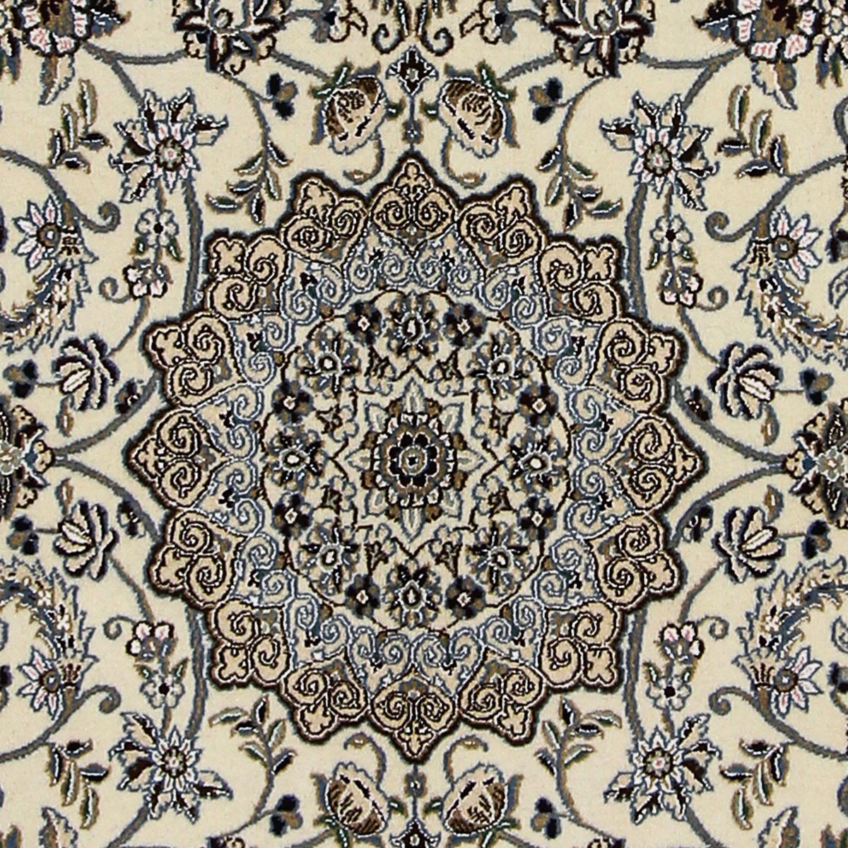 Persisk tæppe - Nain - Royal - 210 x 127 cm - beige