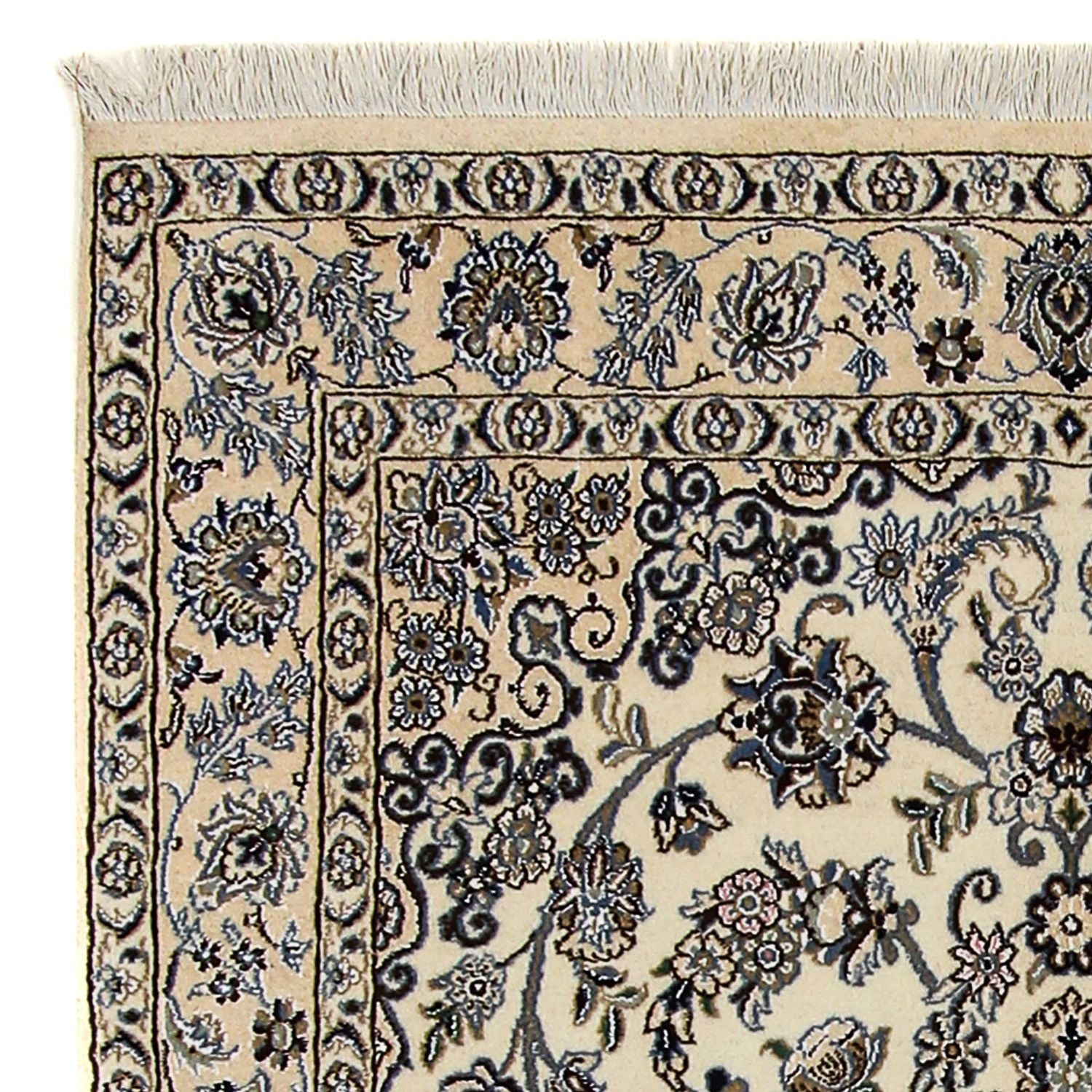 Persisk tæppe - Nain - Royal - 210 x 127 cm - beige