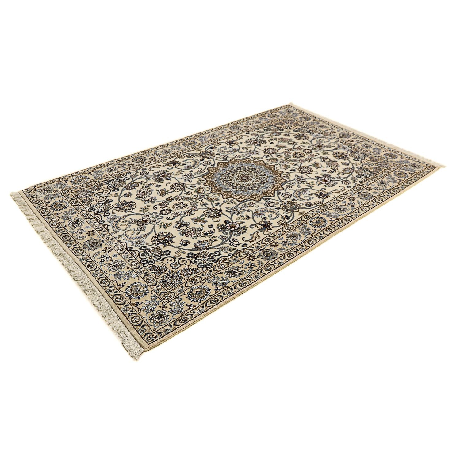 Persisk tæppe - Nain - Royal - 210 x 127 cm - beige