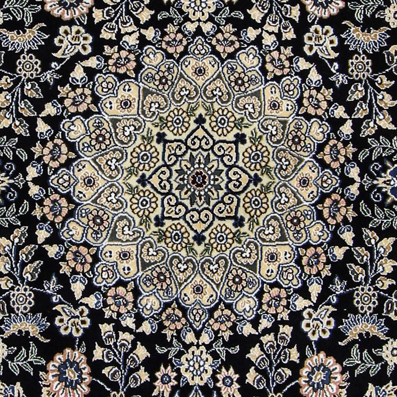 Persisk tæppe - Nain - Royal - 202 x 132 cm - mørkeblå