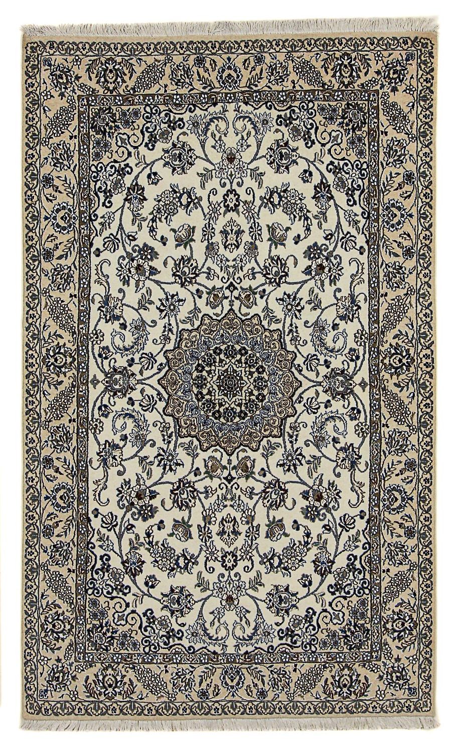 Persisk tæppe - Nain - Royal - 215 x 126 cm - beige
