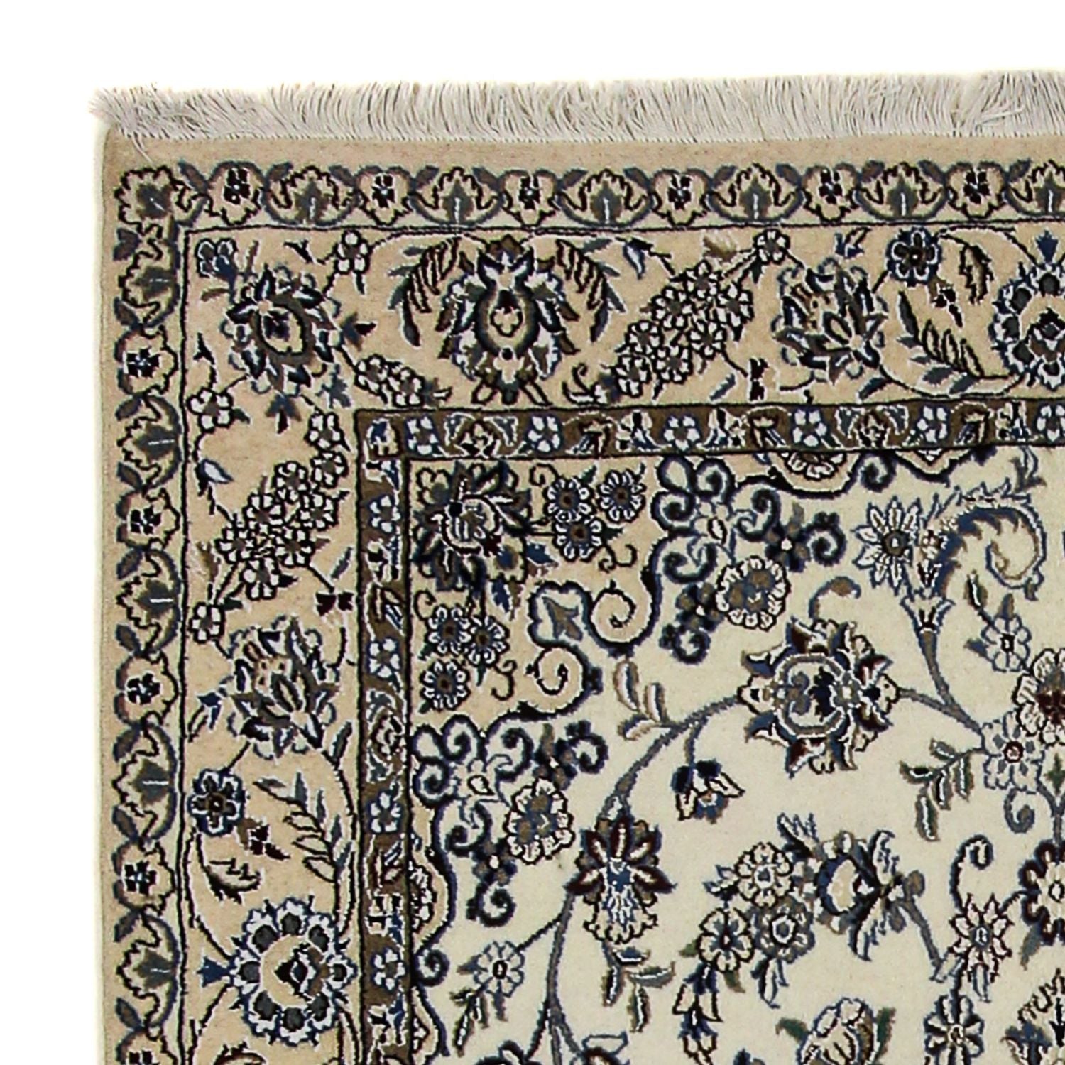 Persisk tæppe - Nain - Royal - 215 x 126 cm - beige