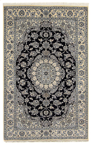 Persisk tæppe - Nain - Royal - 246 x 154 cm - mørkeblå