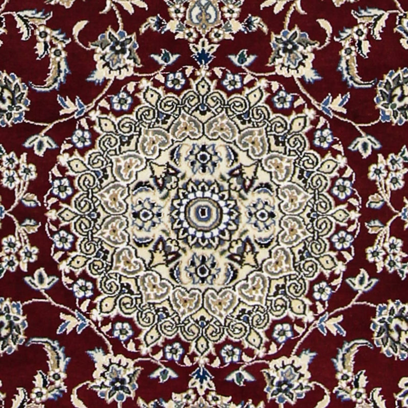 Persisk tæppe - Nain - Royal - 175 x 118 cm - mørkerød