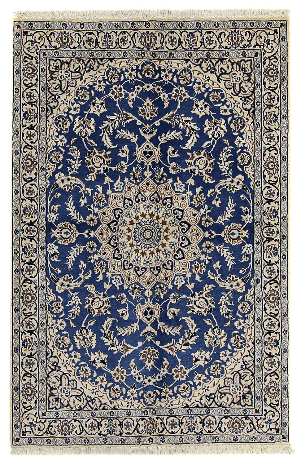 Persisk tæppe - Nain - Royal - 172 x 114 cm - blå