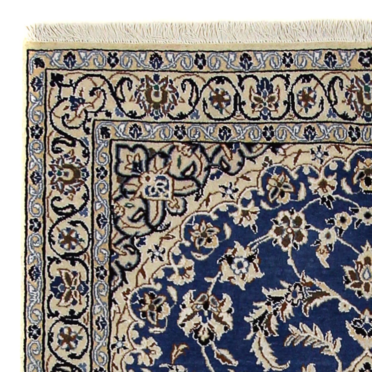 Persisk tæppe - Nain - Royal - 172 x 114 cm - blå