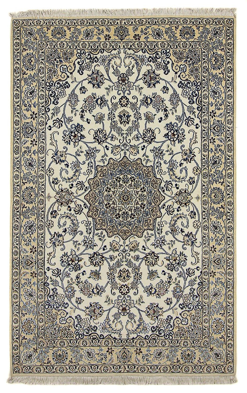 Persisk tæppe - Nain - Royal - 211 x 133 cm - beige