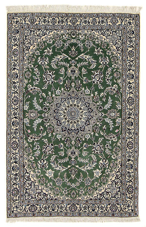 Persisk tæppe - Nain - Royal - 185 x 118 cm - mørkegrøn