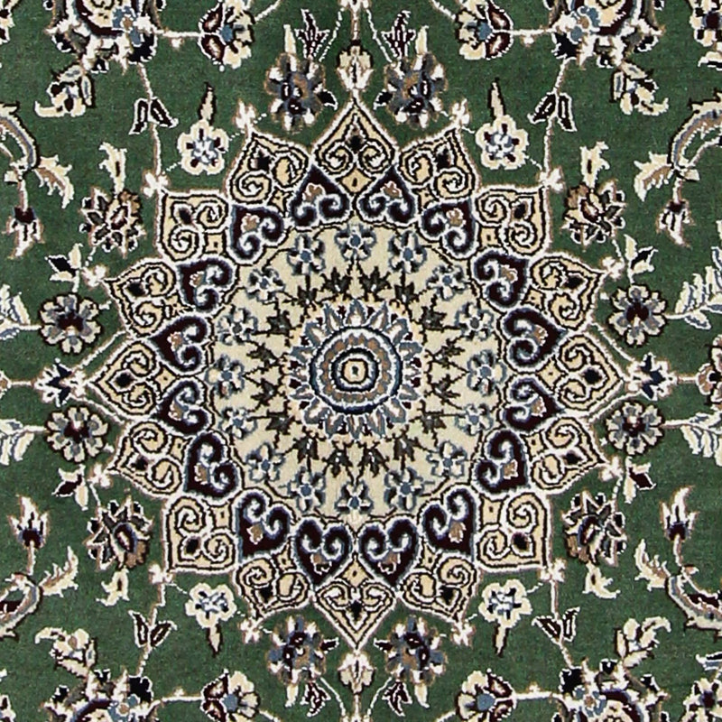 Persisk tæppe - Nain - Royal - 185 x 118 cm - mørkegrøn