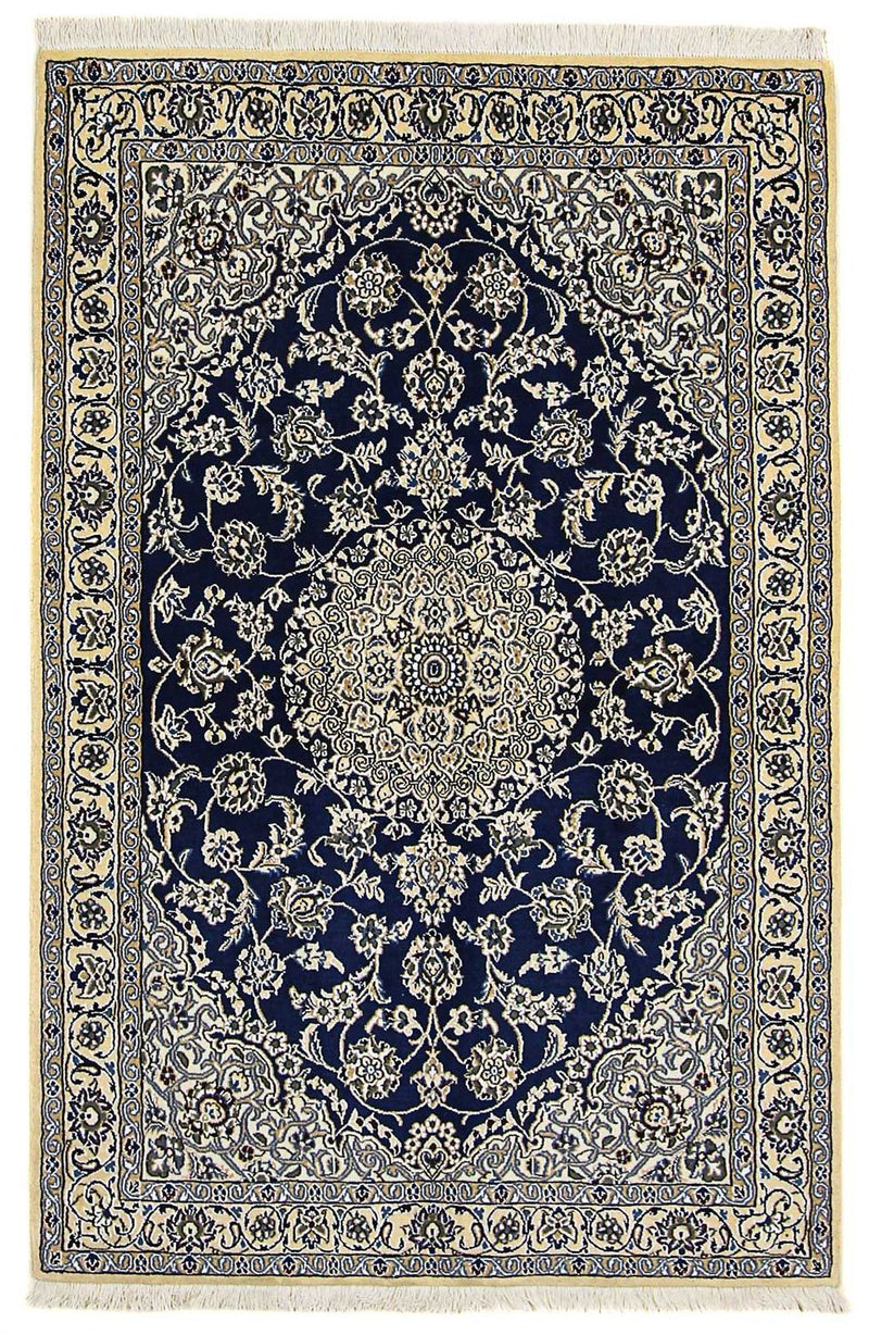 Persisk tæppe - Nain - Royal - 175 x 116 cm - mørkeblå