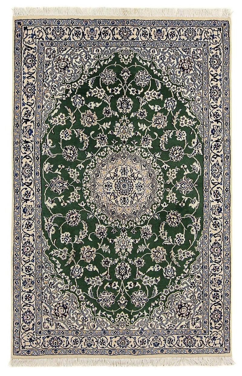 Persisk tæppe - Nain - Royal - 180 x 115 cm - mørkegrøn