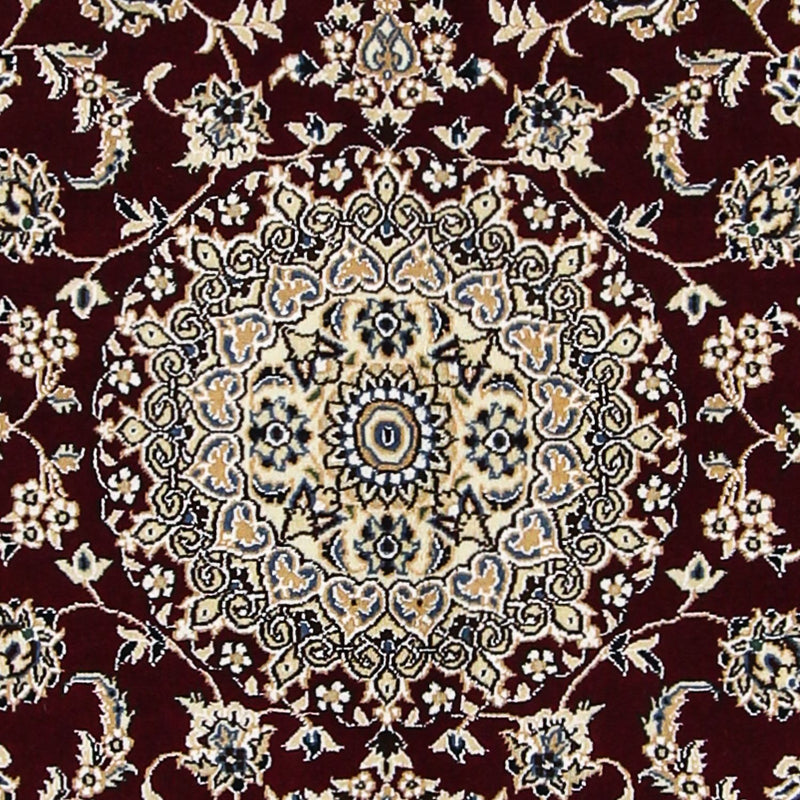 Persisk tæppe - Nain - Royal - 177 x 118 cm - mørkerød