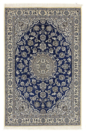 Persisk tæppe - Nain - Royal - 179 x 117 cm - mørkeblå