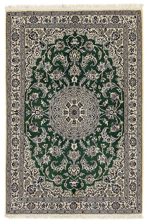 Persisk tæppe - Nain - Royal - 178 x 120 cm - mørkegrøn