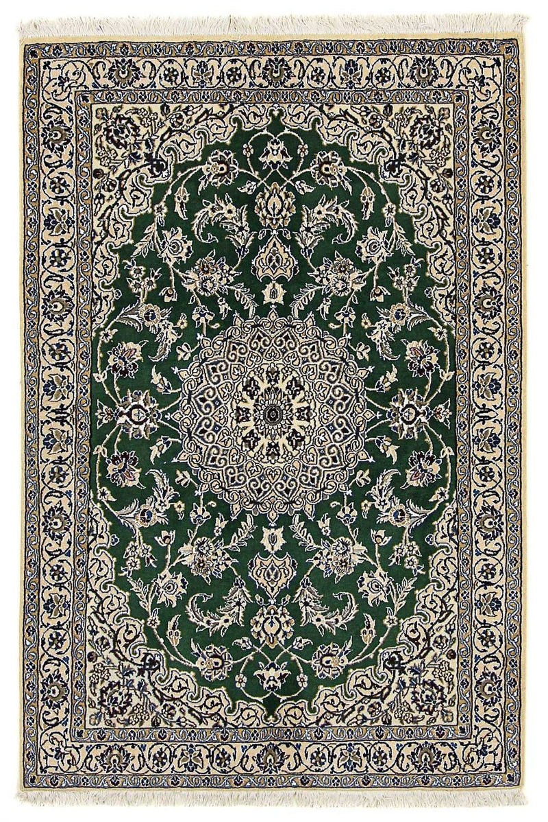 Persisk tæppe - Nain - Royal - 178 x 120 cm - mørkegrøn