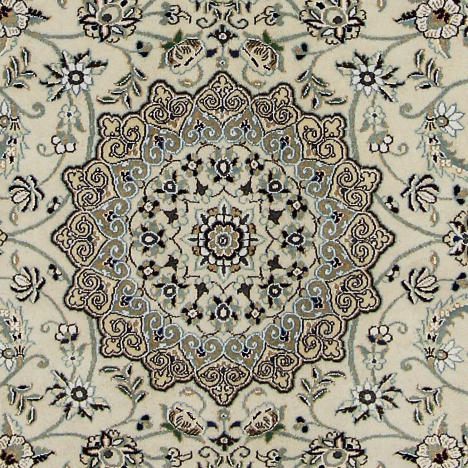 Persisk tæppe - Nain - Royal - 205 x 147 cm - beige