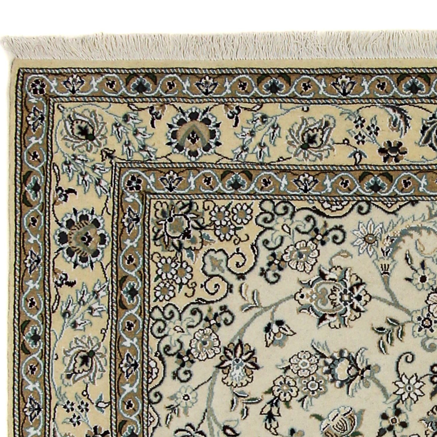 Persisk tæppe - Nain - Royal - 205 x 147 cm - beige